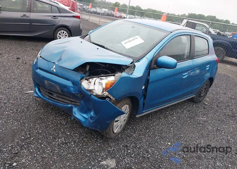 2015 Mitsubishi Mirage De/Rf from USA, damaged, VIN ML32A3HJ6FH045834